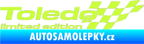Samolepka Toledo limited edition pravá limetová