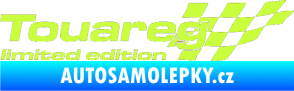 Samolepka Touareg limited edition pravá limetová