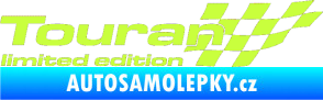 Samolepka Touran limited edition pravá limetová
