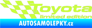 Samolepka Toyota limited edition levá limetová