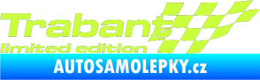 Samolepka Trabant limited edition pravá limetová