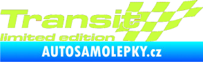 Samolepka Transit limited edition pravá limetová