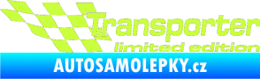 Samolepka Transporter limited edition levá limetová