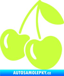 Samolepka Třešně 001 levá limetová