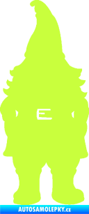 Samolepka Trpaslík 001 levá limetová