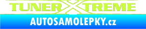 Samolepka Tuner extreme obrys limetová