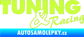 Samolepka Tuning racing 001 limetová