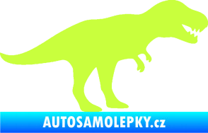 Samolepka Tyrannosaurus Rex 001 pravá limetová