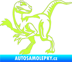 Samolepka Tyrannosaurus Rex 003 levá limetová