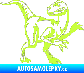 Samolepka Tyrannosaurus Rex 003 pravá limetová