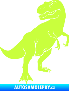 Samolepka Tyrannosaurus Rex 004 pravá limetová