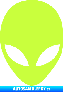 Samolepka UFO 002 limetová