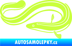Samolepka Úhoř 001 levá limetová