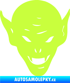 Samolepka Upír 002 pravá limetová