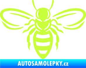 Samolepka Včela 002 limetová