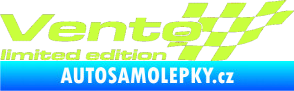 Samolepka Vento limited edition pravá limetová