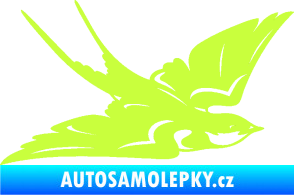 Samolepka Vlaštovka 002 pravá limetová