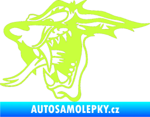 Samolepka Vlk levá limetová