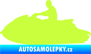 Samolepka Vodní skútr 003 levá limetová