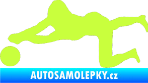 Samolepka Voleybal 008 levá limetová