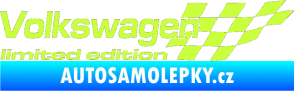 Samolepka Volkswagen limited edition pravá limetová