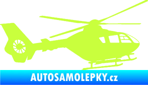 Samolepka Vrtulník 006 pravá limetová