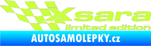 Samolepka Xsara limited edition levá limetová