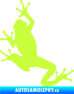Samolepka Žába 004 levá limetová