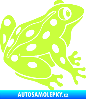 Samolepka Žába 006 pravá limetová