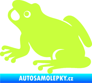 Samolepka Žába 007 levá limetová