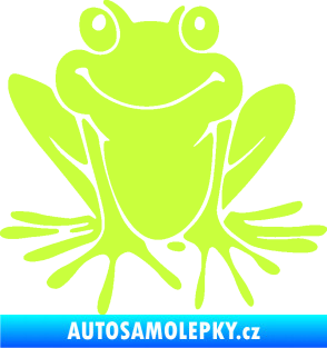 Samolepka Žába 008 levá limetová