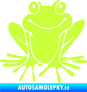 Samolepka Žába 008 pravá limetová
