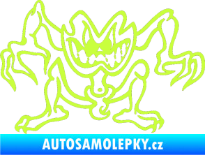 Samolepka Žabák levá limetová