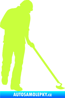 Samolepka Zahradník 001 pravá limetová