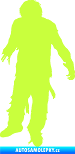 Samolepka Zombie 001 levá limetová