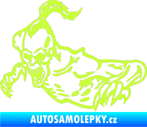 Samolepka Zombík levá limetová