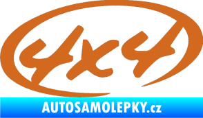 Samolepka 4x4 varianta 011 oříšková