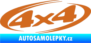 Samolepka 4x4 varianta 013 oříšková