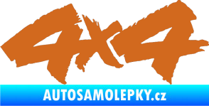 Samolepka 4x4 varianta 015 oříšková