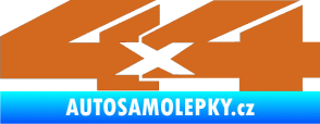 Samolepka 4x4 varianta 018 oříšková