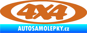 Samolepka 4x4 varianta 019 oříšková