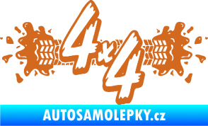 Samolepka 4x4 varianta 023 oříšková