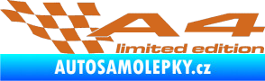 Samolepka A4 limited edition levá oříšková