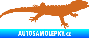 Samolepka Agama 001 pravá oříšková