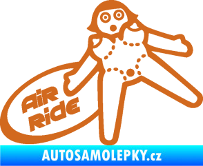 Samolepka Air ride jízda oříšková