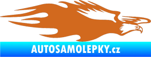Samolepka Animal flames 030 pravá orel oříšková