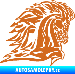 Samolepka Animal flames 101 pravá kůň oříšková