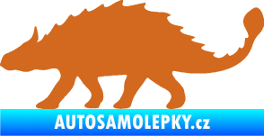 Samolepka Ankylosaurus 001 levá oříšková