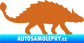 Samolepka Ankylosaurus 001 pravá oříšková