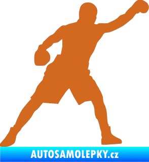 Samolepka Boxer 002 pravá oříšková